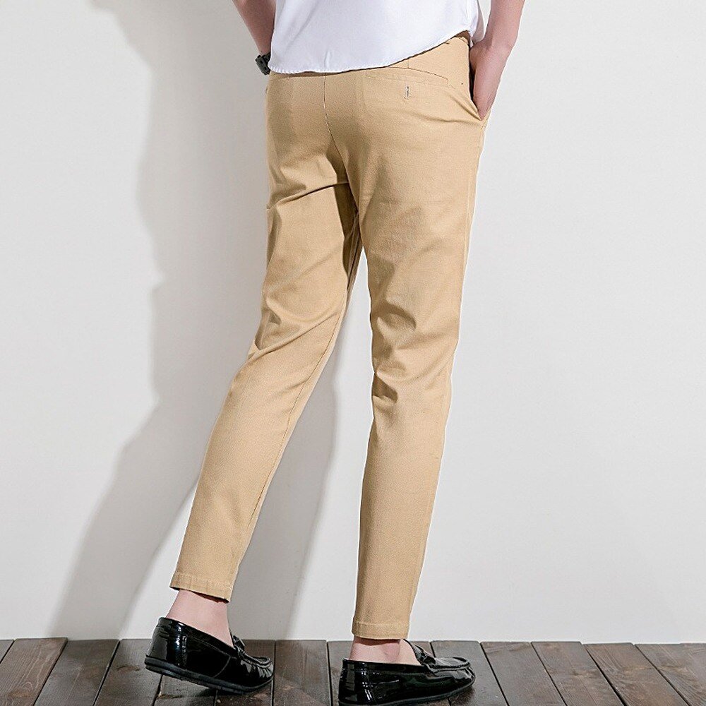 Skinny Pants Men Korean Fashion - Image 3