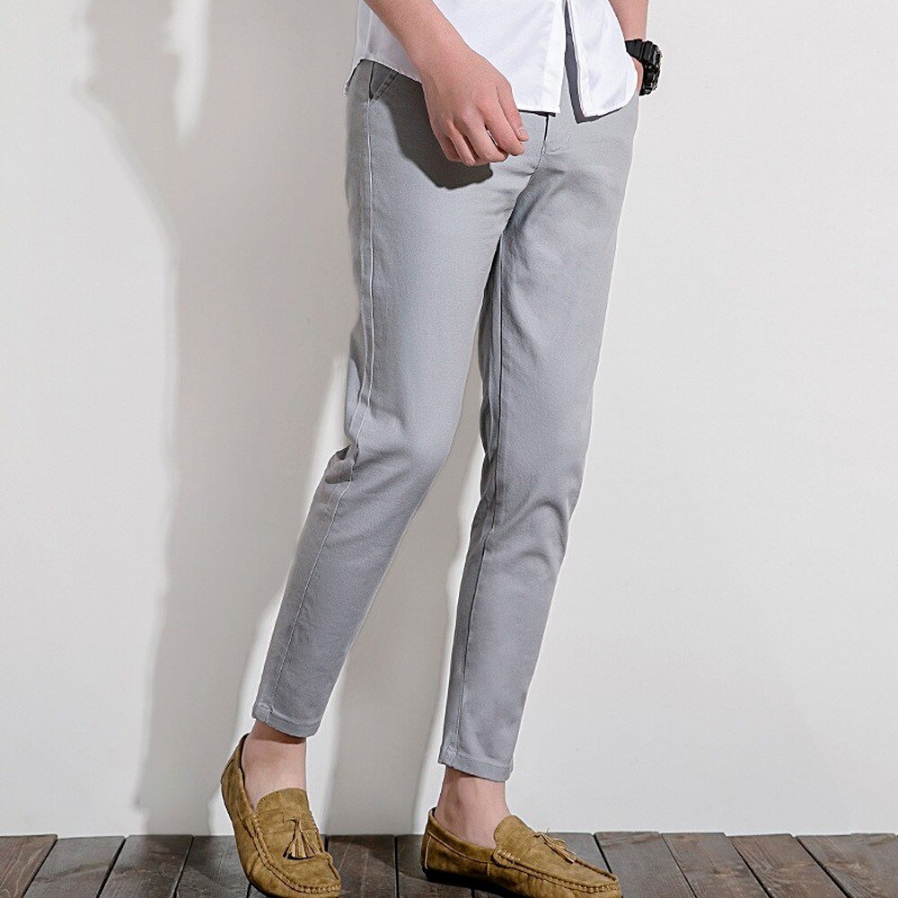 Skinny Pants Men Korean Fashion - Image 2